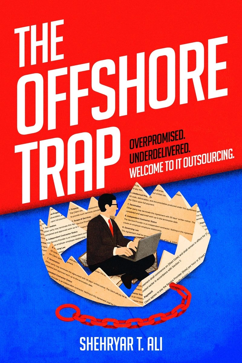 The original published cover of The Offshore Trap